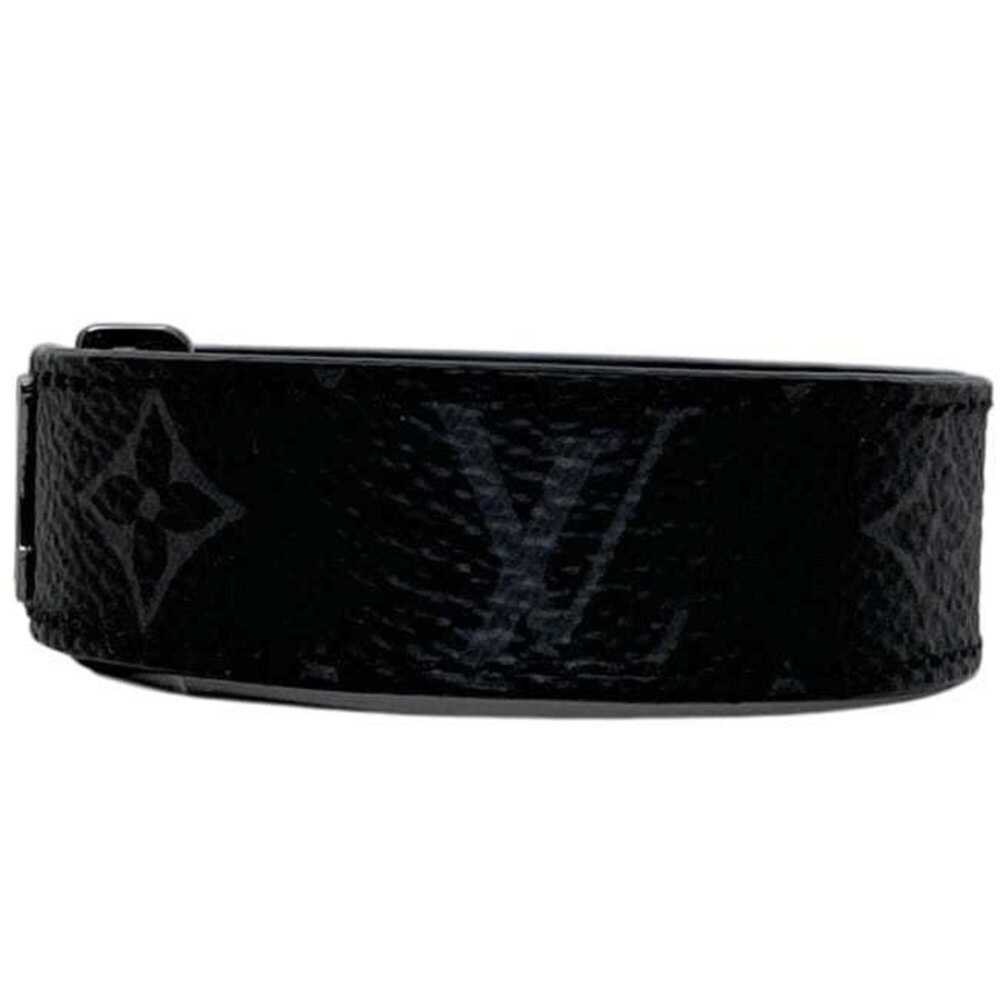 LOUIS VUITTON Black Monogram Canvas Charm Bracelet - Picture 3 of 11